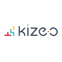 Logo Kizéo juste avant le nom 