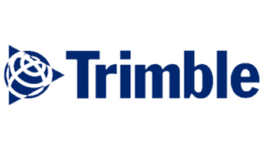 Logo Trimble puis le nom de marque 