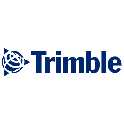 Logo Trimble puis le nom de marque 