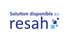 Logo de resah. Il est écrit 