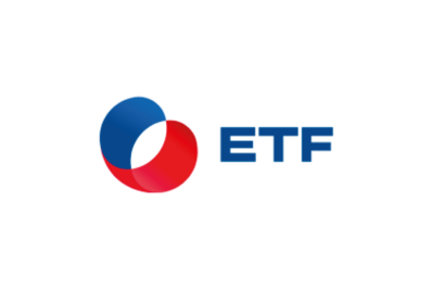 Logo ETF. c'est écrit 