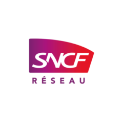 Logo SNCF réseau. 