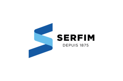 Logo SERFIM. C'est la représentation d'un 