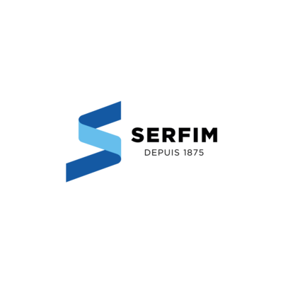 Logo SERFIM. C'est la représentation d'un 